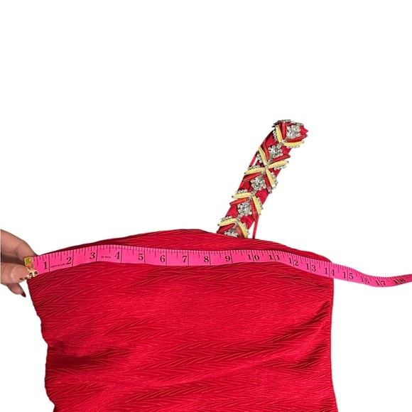 XXI Red One-Shoulder Dress for Prom or Formal - Picture 6 of 11